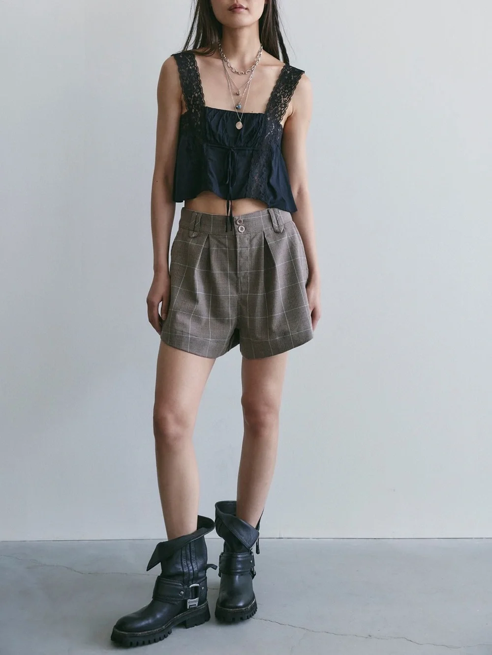 NWT Free People We The Free Marina Menswear Trouser Shorts Size 2